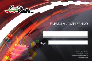 kart formula compleanno